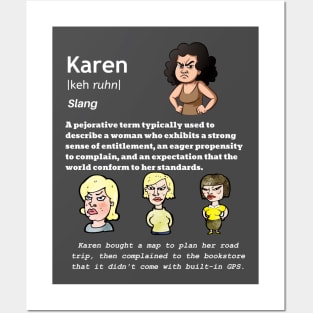 Karen Definition Posters and Art